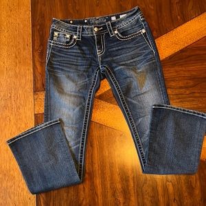 Miss Me signature-rise bootcut jeans size 27